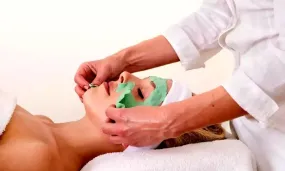 AHA peel or Anti-age facial with LED treatments