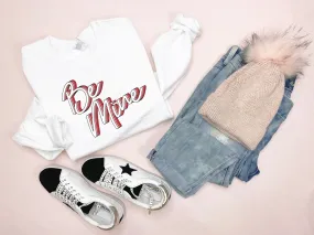 Be Mine Retro Valentine Day Sweatshirt