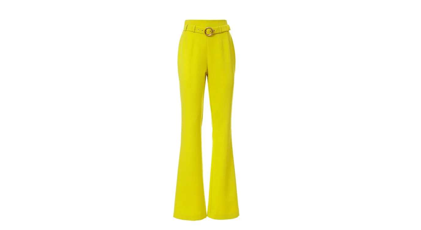 Black flared pants