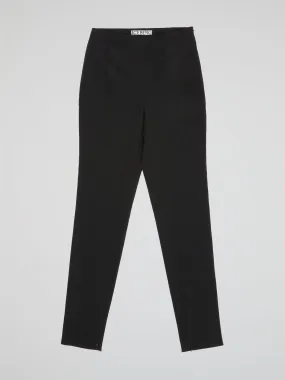 Black High Waist Trousers