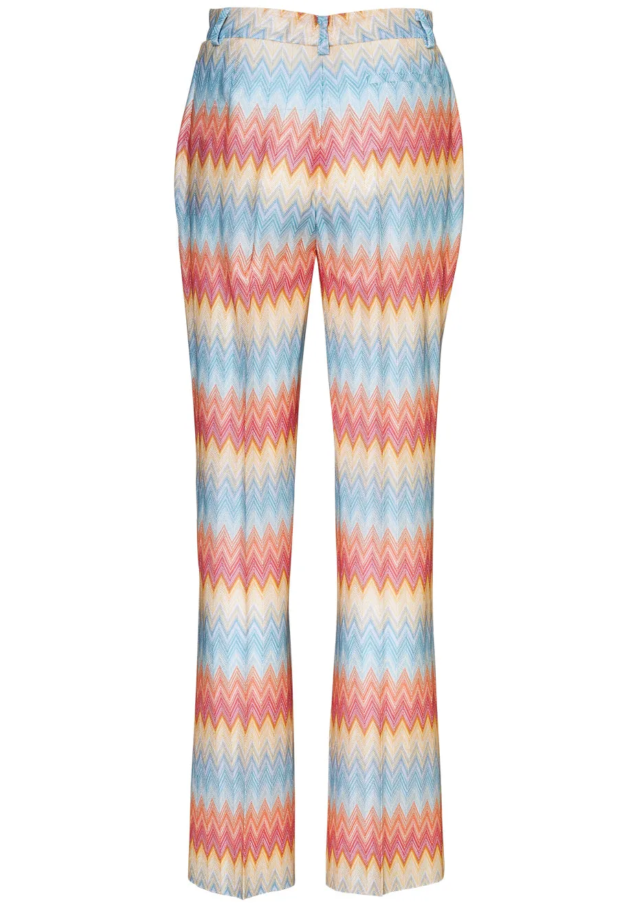 Flared Multicolour Chevron Trousers