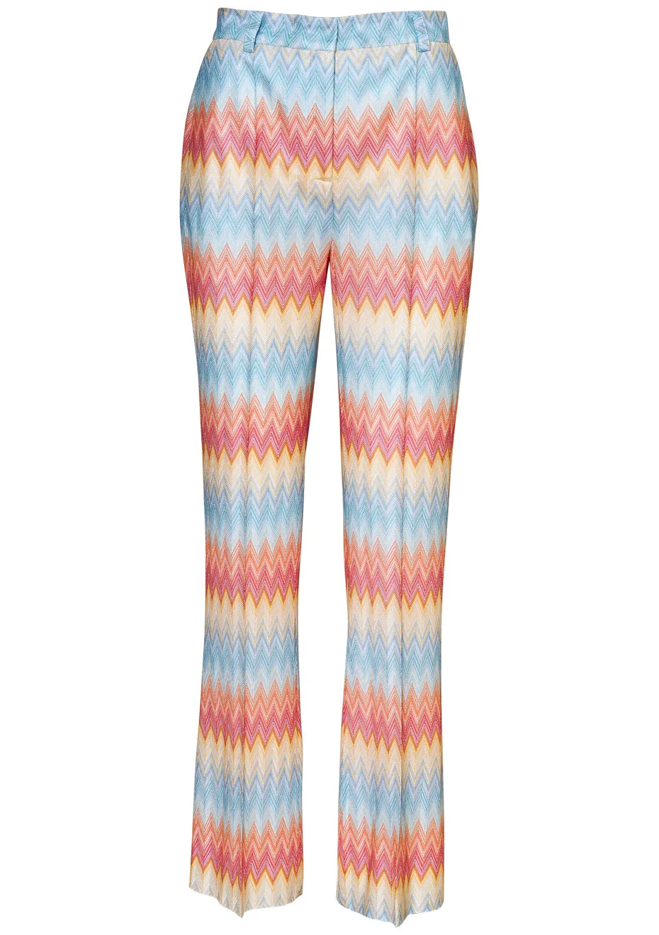 Flared Multicolour Chevron Trousers