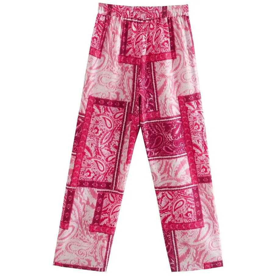 High Waist Cropped Pants