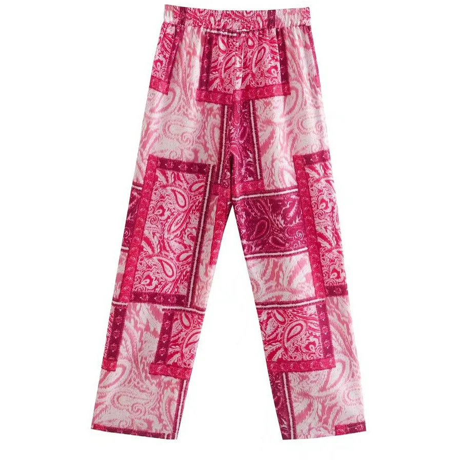 High Waist Cropped Pants