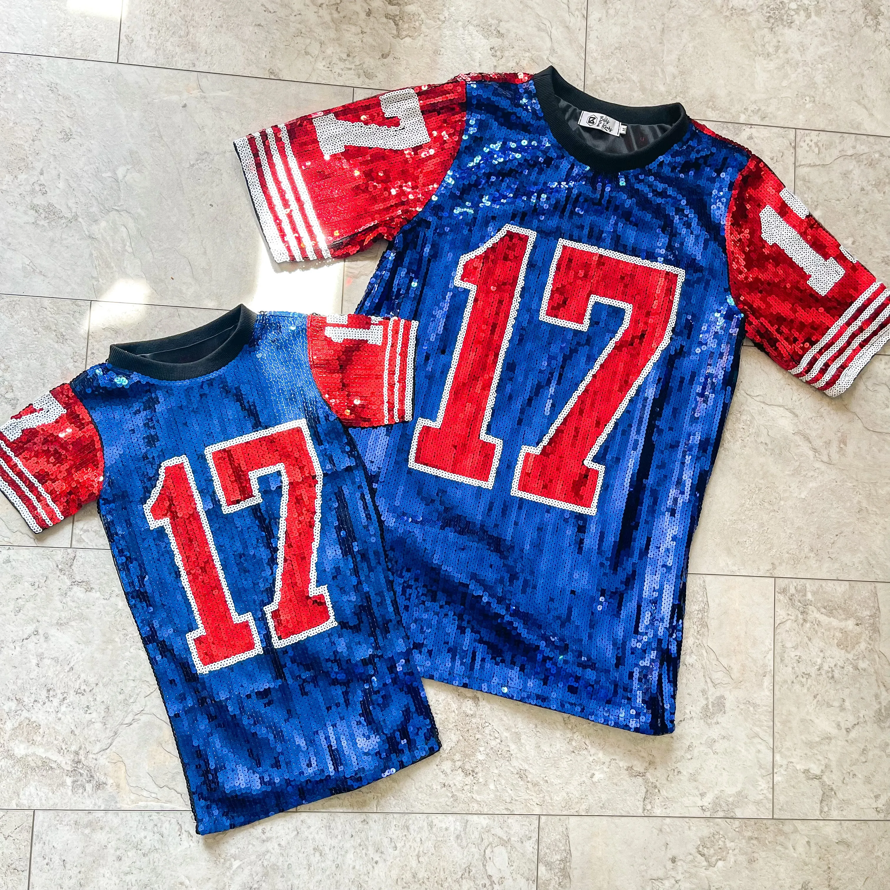 Kids 17 Sequin Jersey Dress