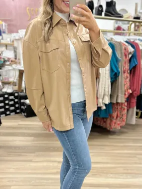 Leather Shacket