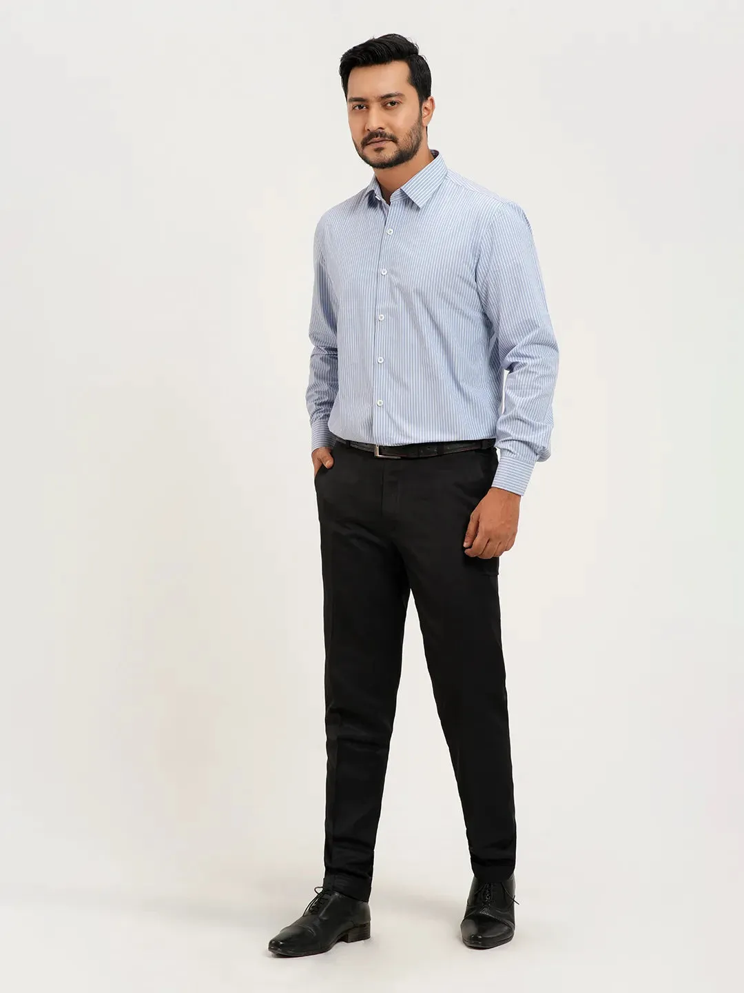 Men's Sky Striped Formal Shirt
