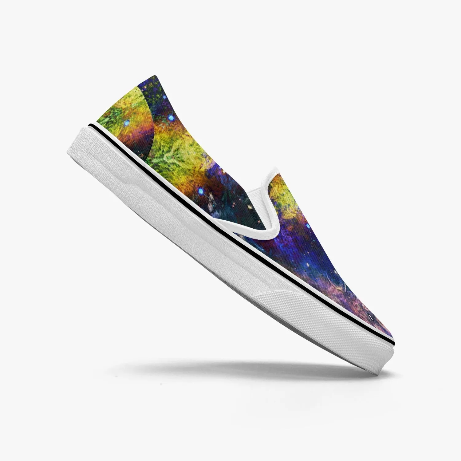 Nox Split-Style Psychedelic Slip-On Shoes