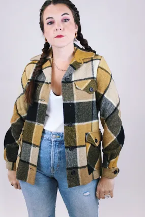 Plaid Button Up Shacket
