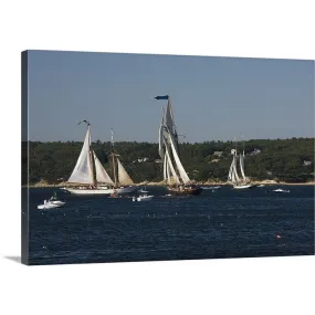 "Gloucester Schooner Festival, Gloucester, Cape Ann, Massachusetts" Canvas Wall Art