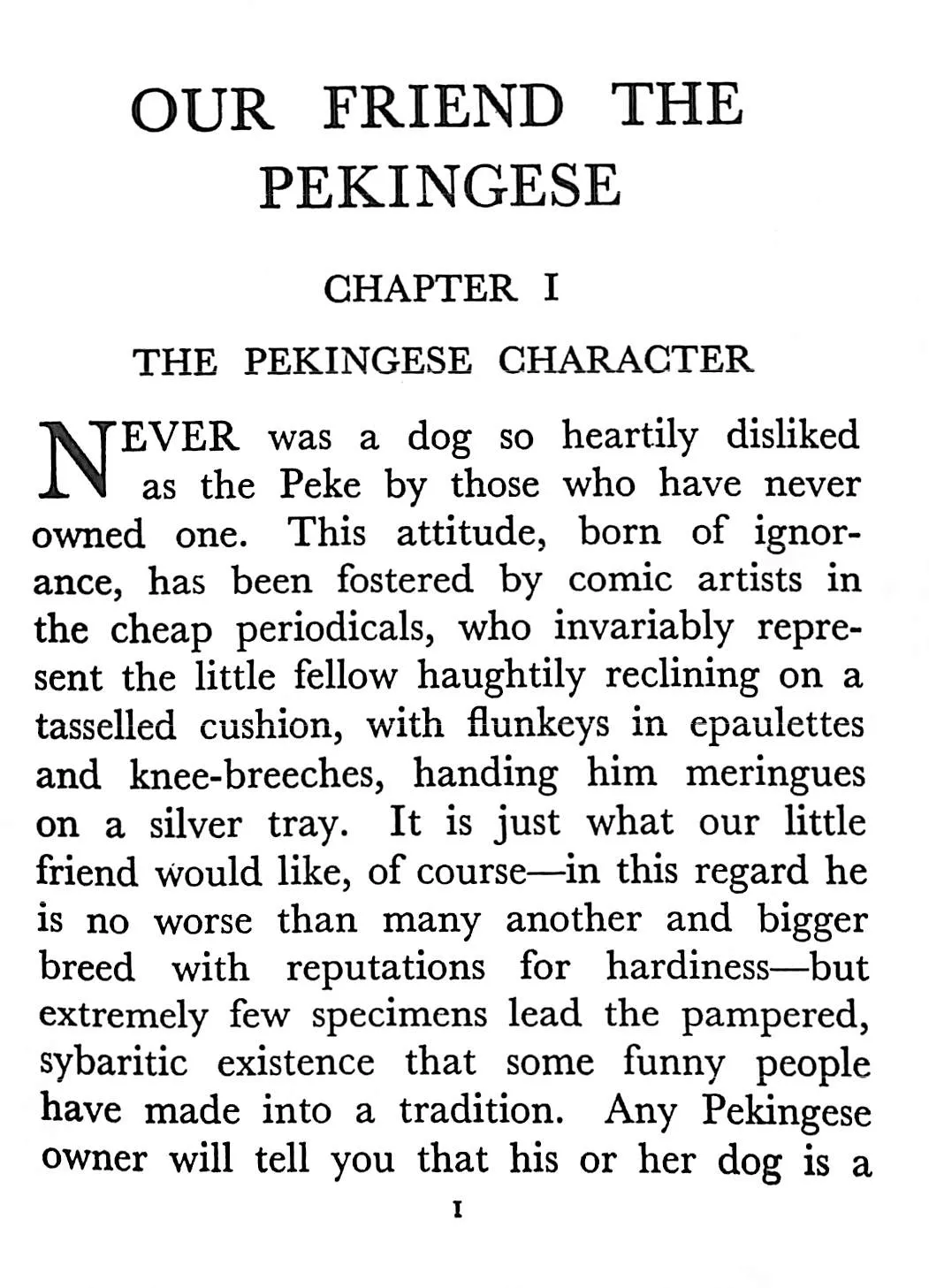 "Our Friend The Pekingese" 1933 JOHNS, Rowland [edited by] (SOLD)