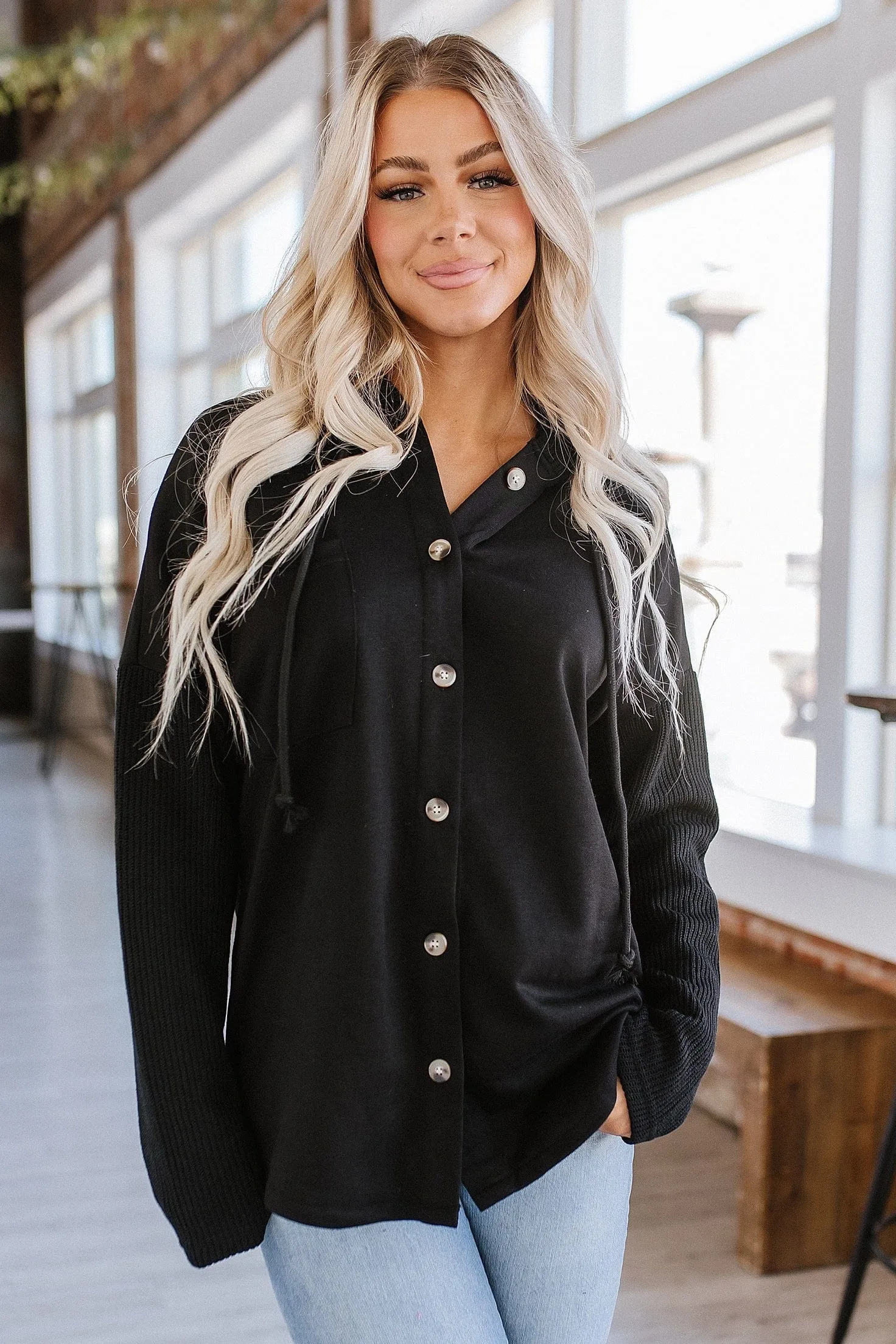 Rachel Hooded Sweater Shacket | DROP-SHIP