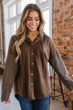 Rachel Hooded Sweater Shacket | DROP-SHIP