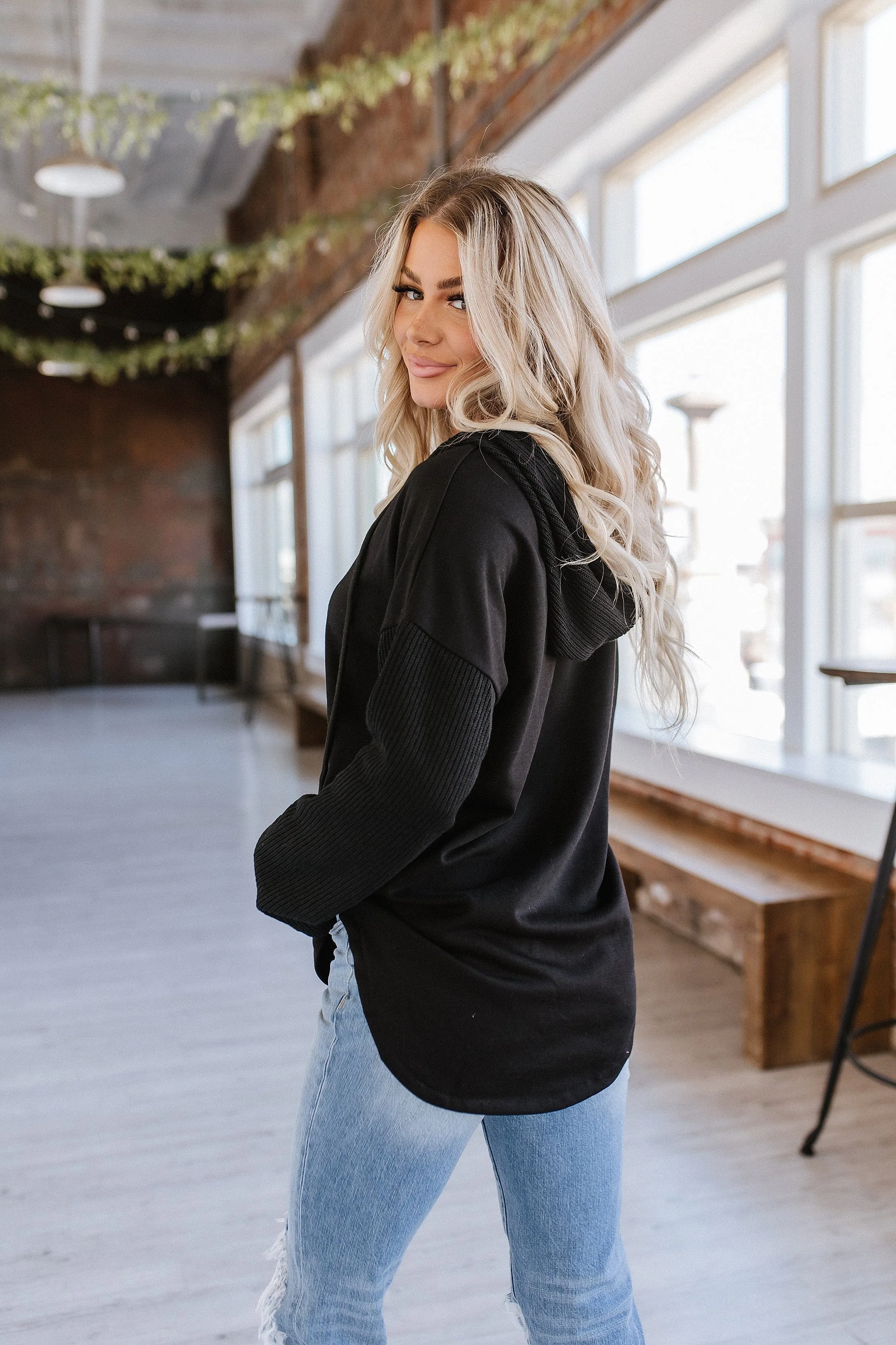 Rachel Hooded Sweater Shacket | DROP-SHIP