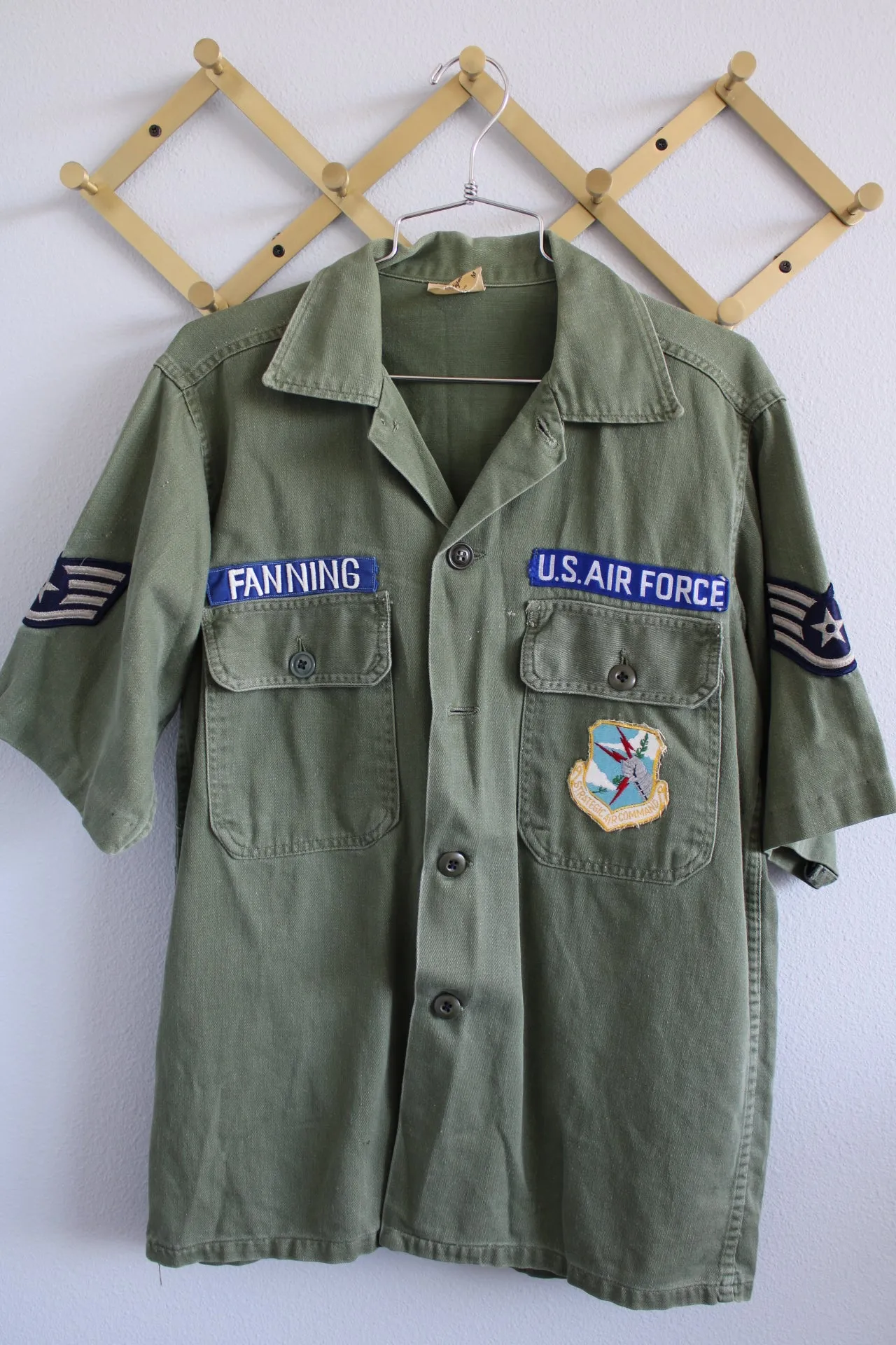 Short Sleeve Air Force Shacket