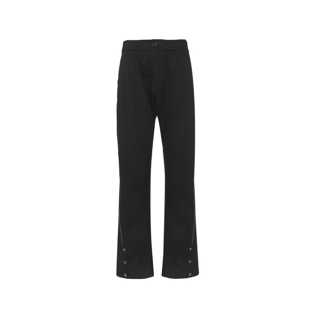 Zipper Snap Flared Pants